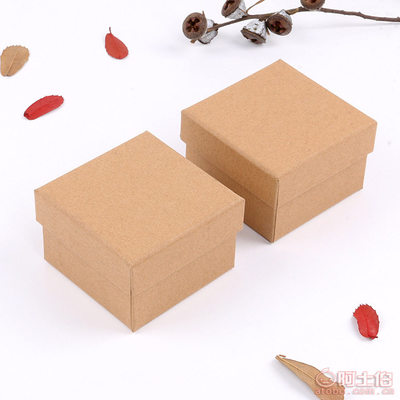 中秋礼品包装新选择 复古牛皮纸首饰盒定制，传递独特心意